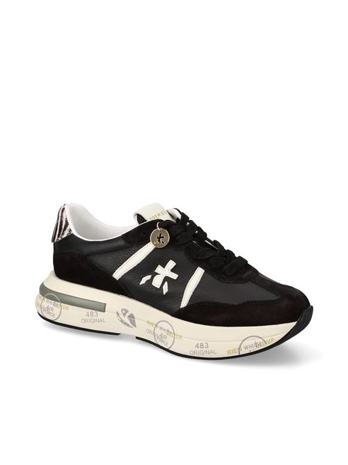 Cassie Var 7681 sneakers in leather, faux leather, and fabric PREMIATA | CASSIE VAR7681